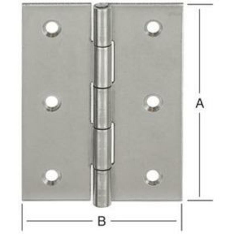 SCHARNIER/HALF BR.INOX STIFT         80X58   INOX