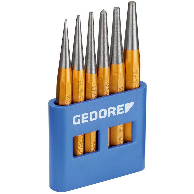 JEU CHASSE-CLOUS PRÉS.PVC   113 (6PCS)      GEDORE
