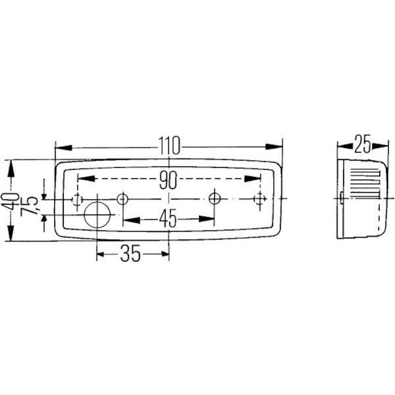 2PS.006.717.031 ZIJMARKERINGSLAMP