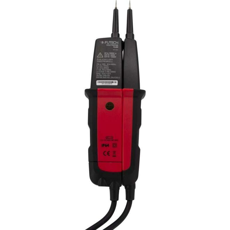 TESTEUR DE TENSION 12-1000V 4.6D 2XAAA      FUTECH