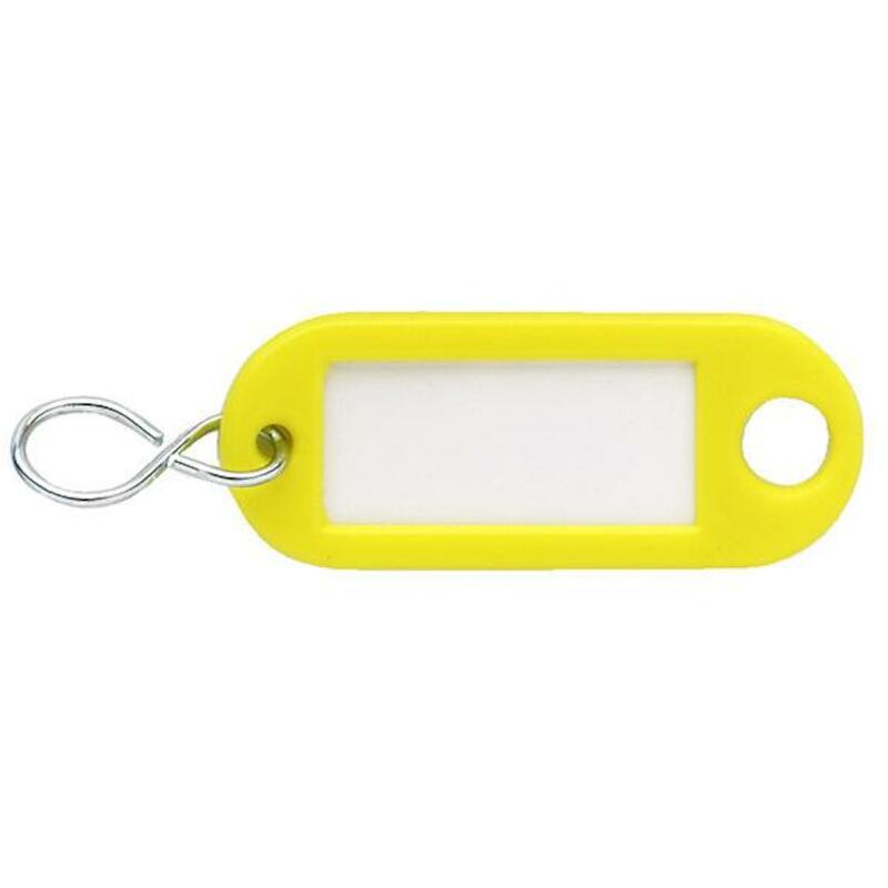 PORTE-CLÉ PLASTIQUE JAUNE