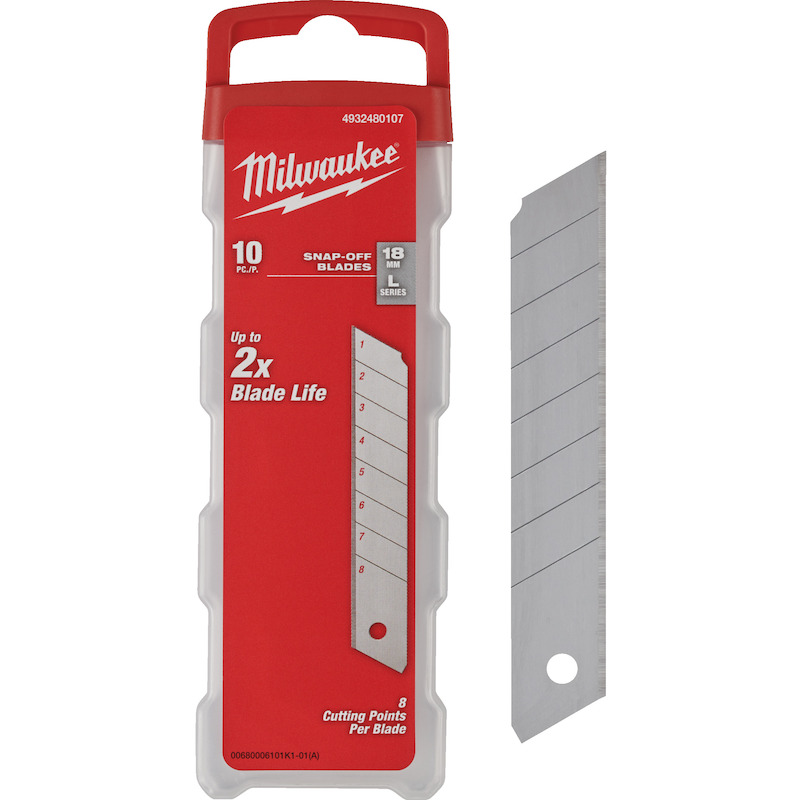 LAME À DÉCLIC 18MM          4932480107 (10PC) MILW