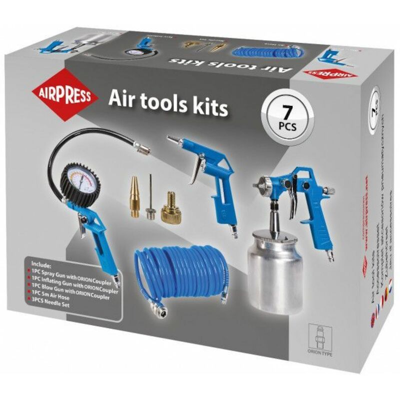 ACCESSOIRESET ORION PNEUM.  45895    (7ST)AIRPRESS