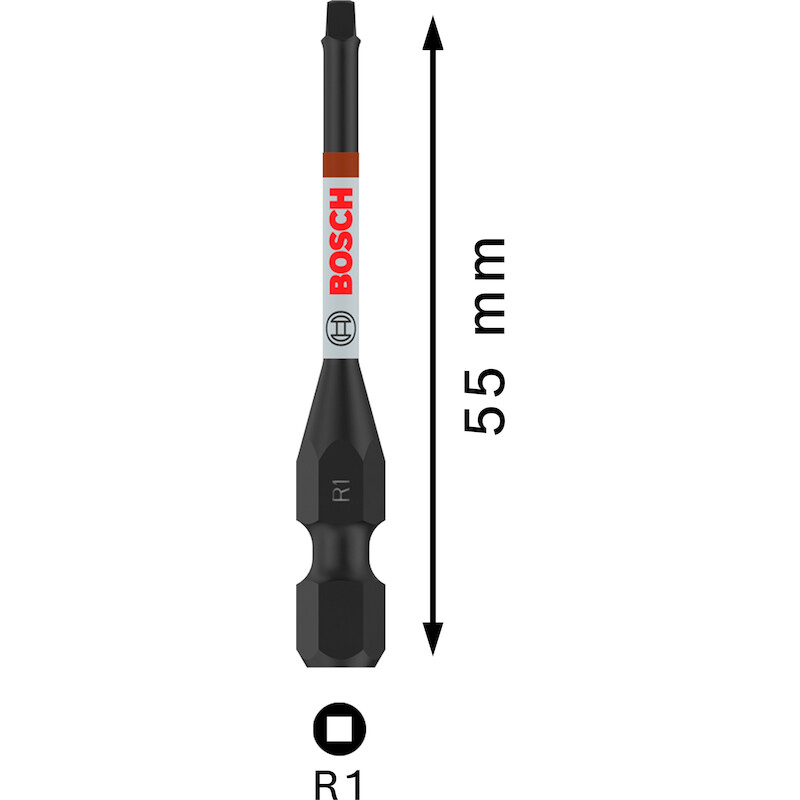EMBOUT PRO ROBERTSON #1     2608522550 (2PC) BOSCH