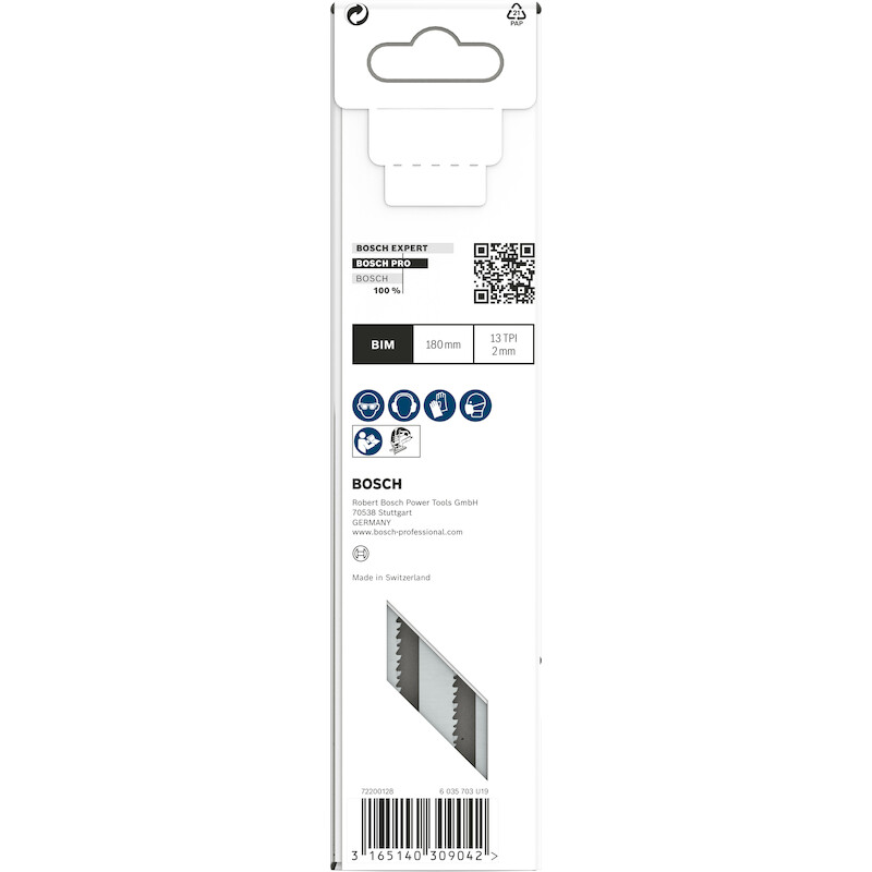 Bosch - Jigsaw blade - pro Metal Sandwich - t 718 bf - 180 mm - 3 pcs - 02224074