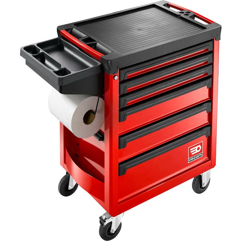 GEREEDSCHAPSWAGEN 6L. ROOD  ROLL.6M3A        FACOM