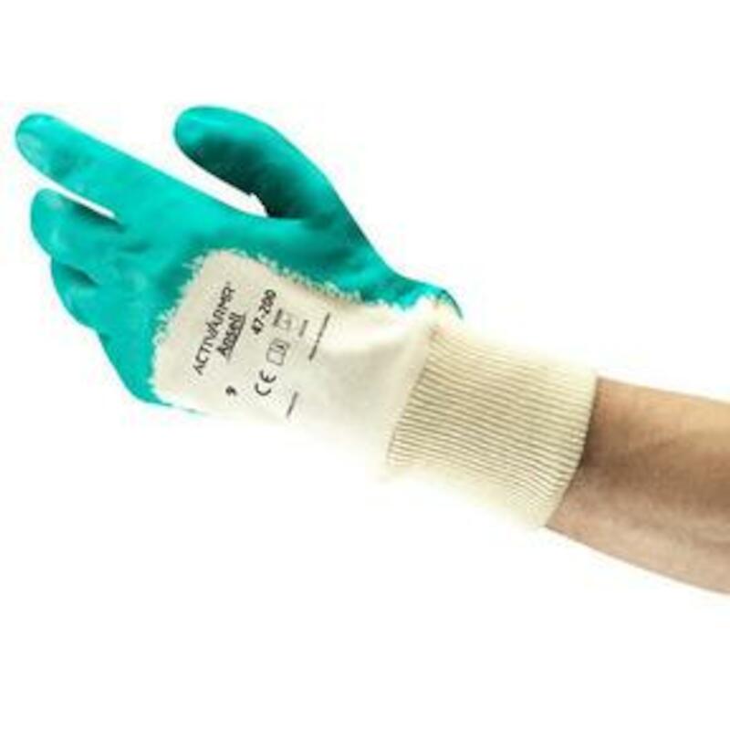 HANDSCHOEN - ANSELL EASY FLEX 47-200 - GROEN 9