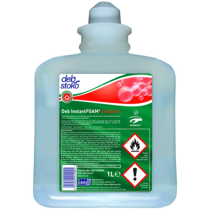 HYGIÈNE MAINS FOAM 1L/CART. OPTIDOSE     DEB STOKO