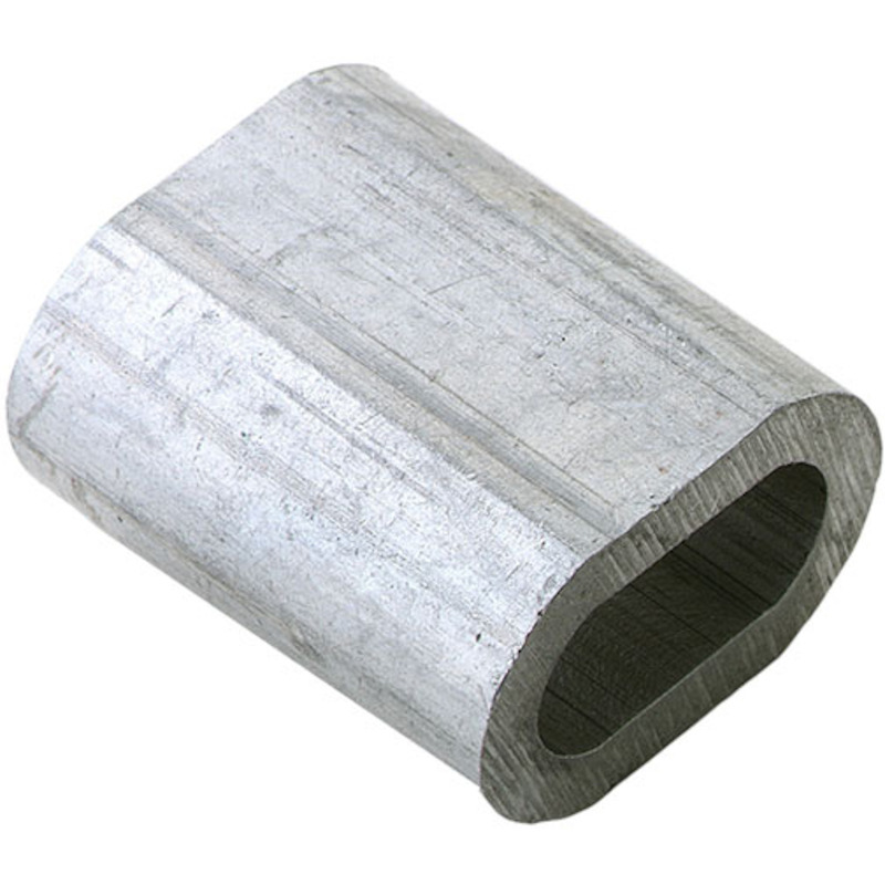 SERRE CÂBLE OVALE 5MM ALU   430-50AL