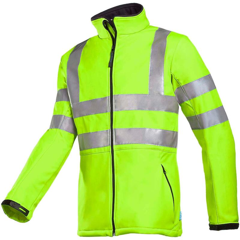 Sioen - Signalisatie-softshelljas - Genova 9833 - en iso 20471 - fluogeel - maat L - 02062988