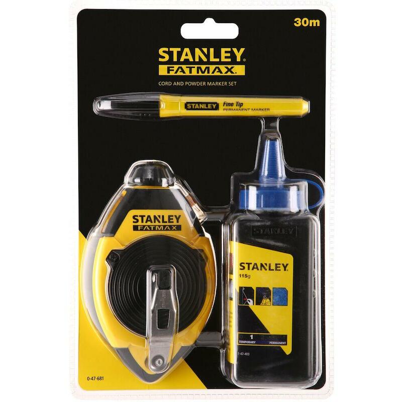 KIT CORDEAU TRACEUR FATMAX  0-47-681  30M  STANLEY