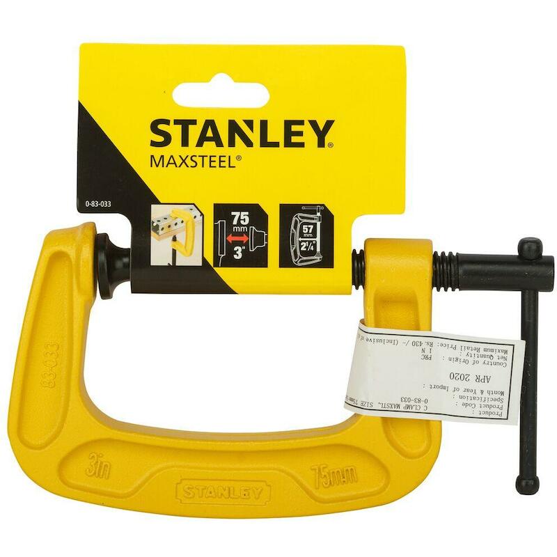 PRESSE PROFIL C MAXSTEEL    0-83-033 75MM  STANLEY