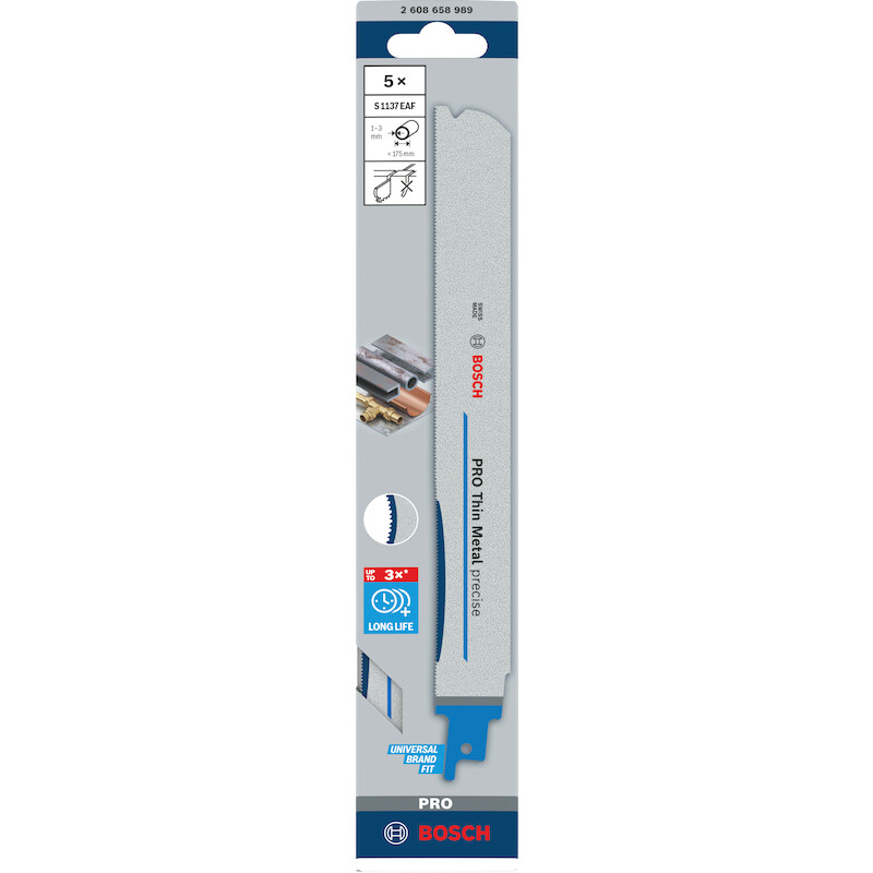 RECIPROZAAGBLAD 225MM       2608658989 (5ST) BOSCH