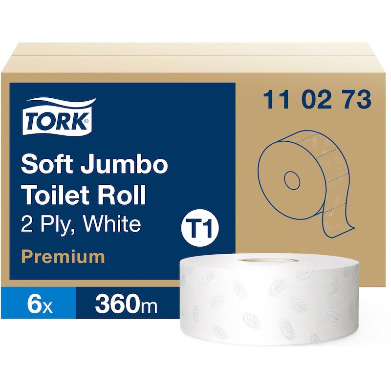PAPIER-WC PREM.JUMBO-ROUL.S.110273-1800PCS-2P.TORK