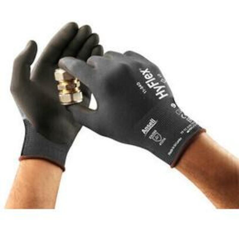 GANT HYFLEX GRIJS/ZWART     11-840       10 ANSELL