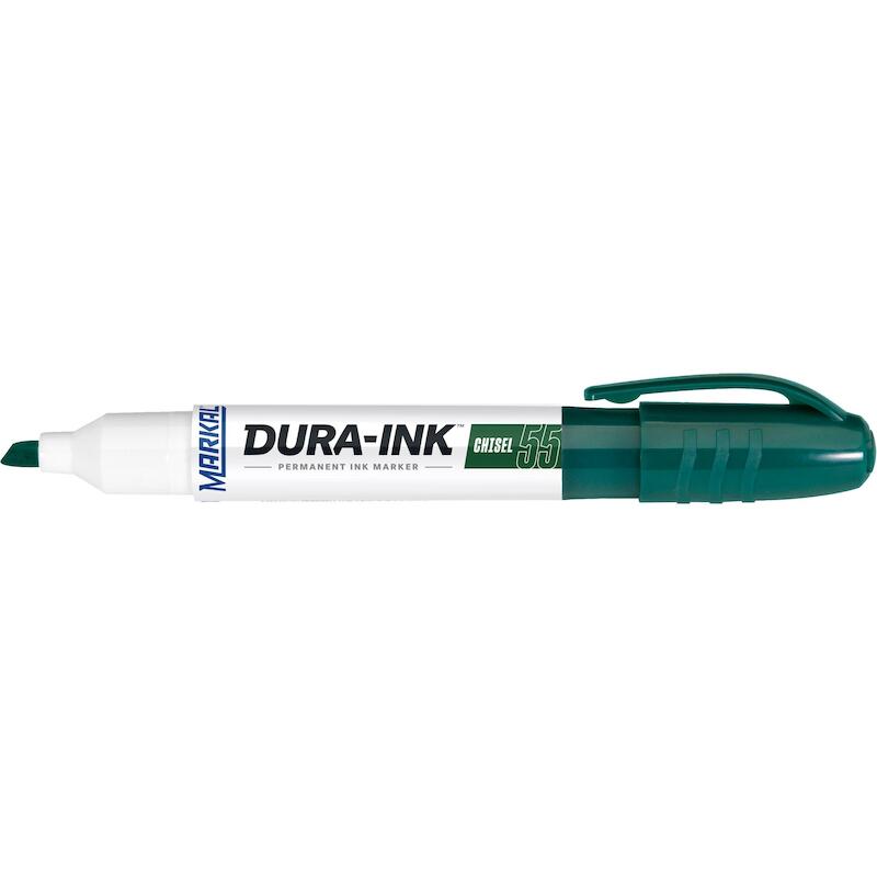 MARQUEUR PERMANENT VERT     DURA-INK 55     MARKAL