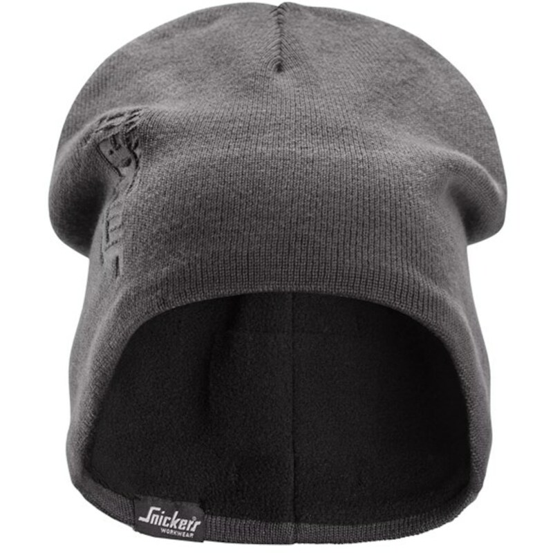 BONNET DOUBLURE FLEECE GRIS 9031 ONE SIZE SNICKERS