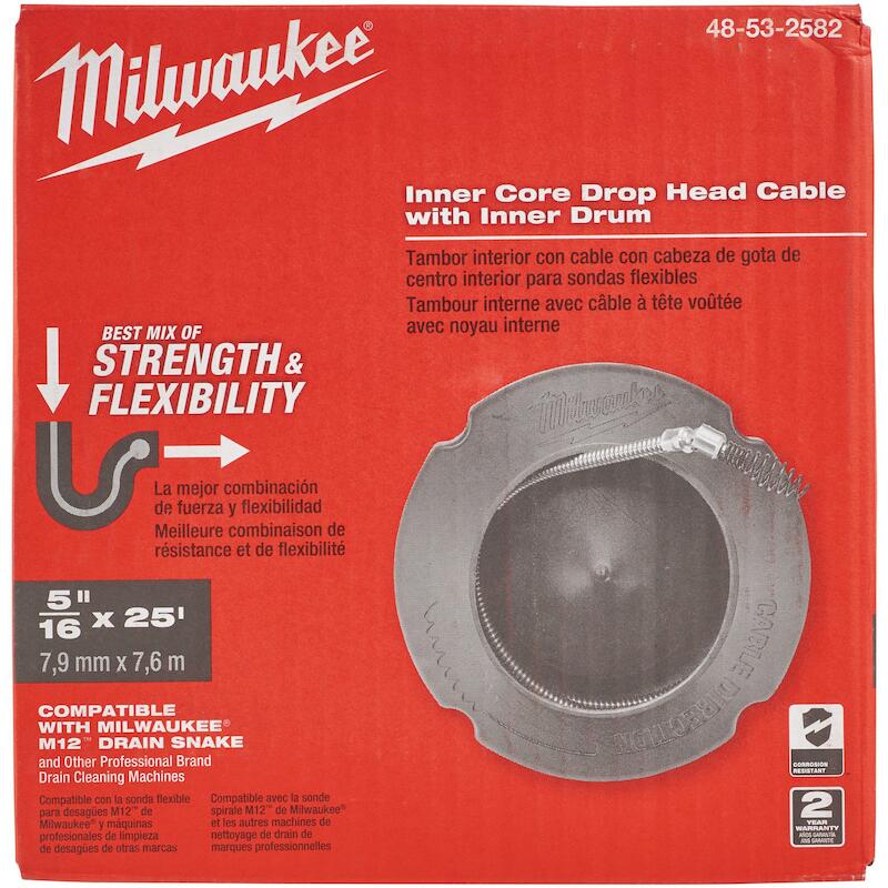 ONTSTOPPINGSVEER 8MM/7,6M   48532582     MILWAUKEE
