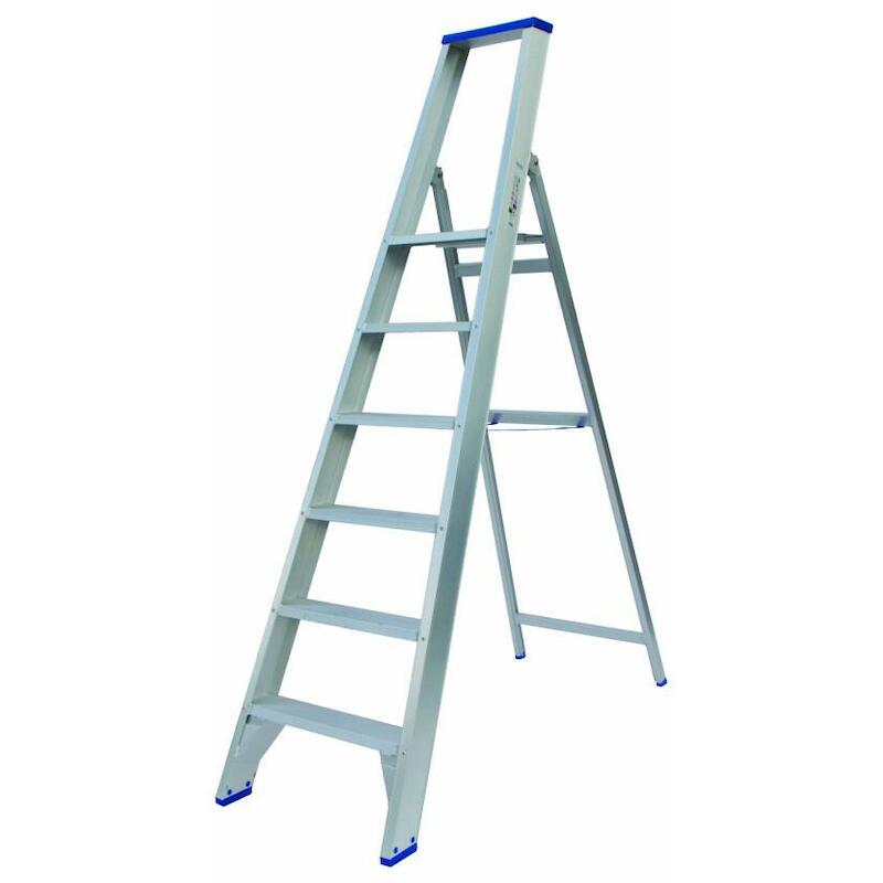 TRAPLADDER ENKEL     6 TREDEN  PT06 - 1,50M SOLIDE