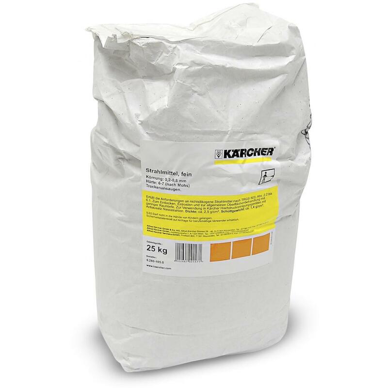 STRAALMIDDEL GRAIN 0,2-08MM 6.280-105.0 25KG KARCH