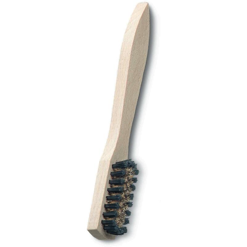 BOUGIEBORSTEL 5R. 190X25MM  125521 MESSING LESSMAN
