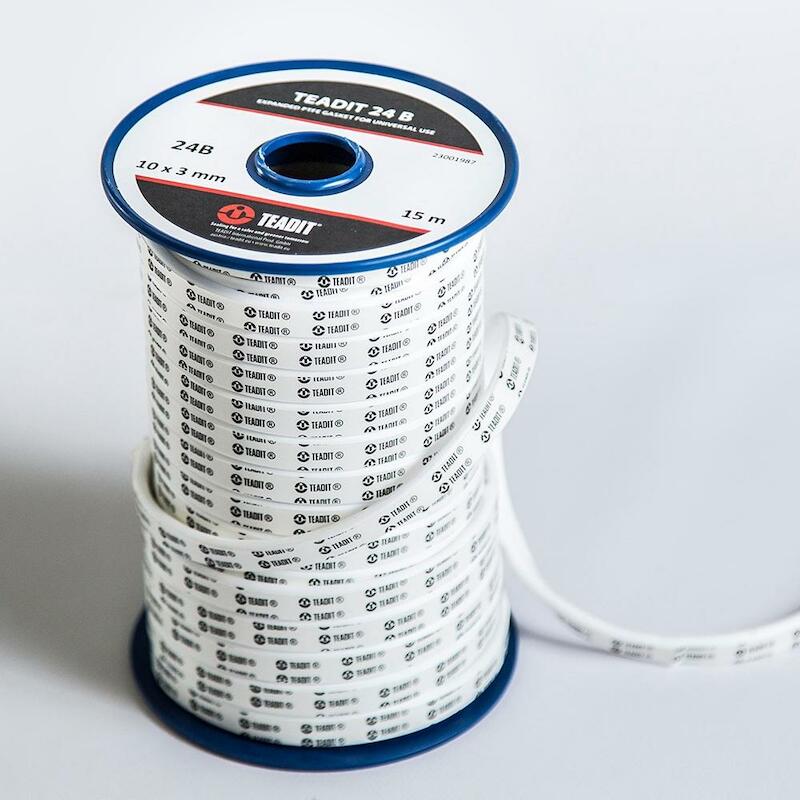 AFDICHTINGSBAND WIT 10X3MM  24 B (ROL 10M)  TEADIT