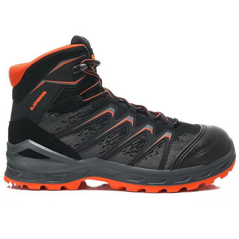 HOGE SCHOEN - LOWA LARROX WORK GTX - S3 ZWART EN ORANJE 47