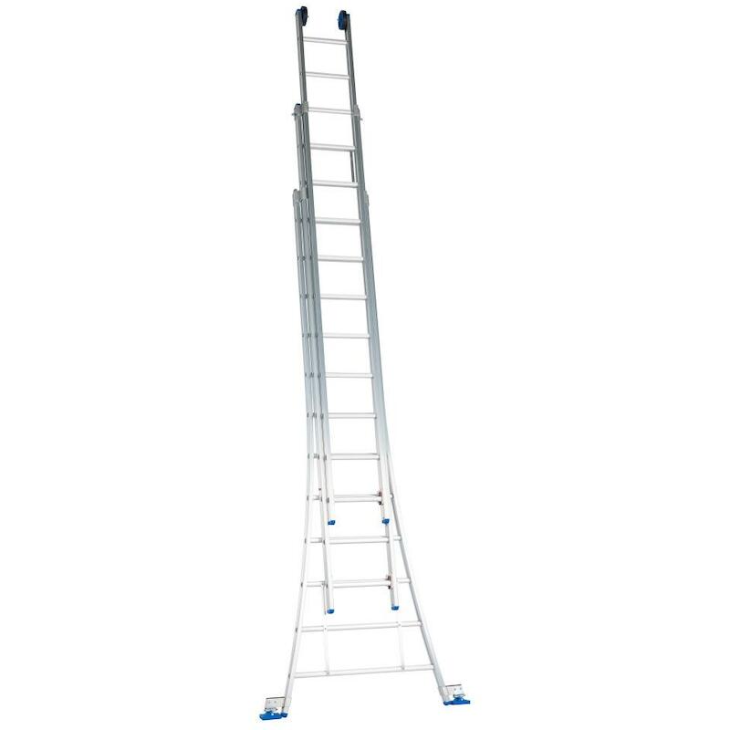 LADDER OPEN VOET   3X12 SPORTEN D12 - 7,75M SOLIDE