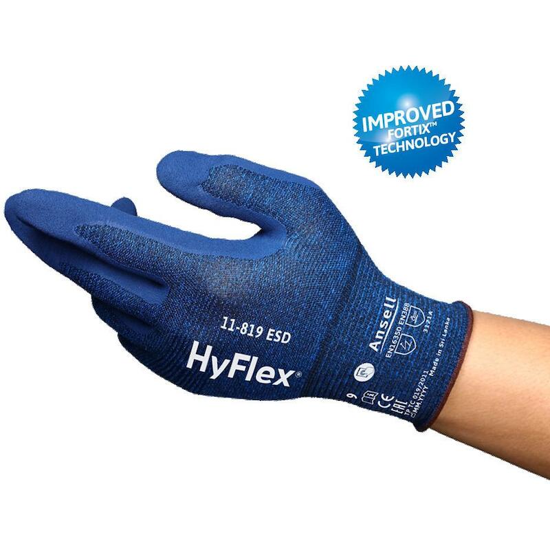 GANT HYFLEX BLEU            11-819 ESD    7 ANSELL