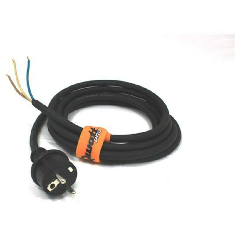 CABLE DE RACCORD.3X2,5MM 5M HO7RN-F NOIR    TIEMAN