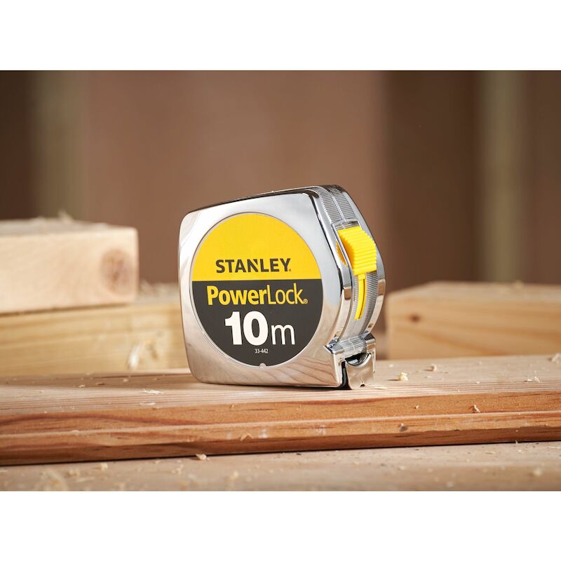 ROLMETER POWERLOCK ABS 25MM 0-33-442  10M  STANLEY