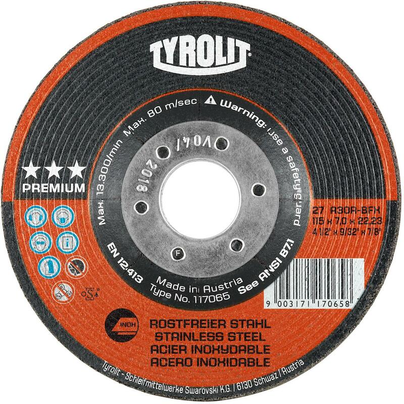 DISQ. ÉBARBER 230X7,0X22,23 PREMIUM        TYROLIT