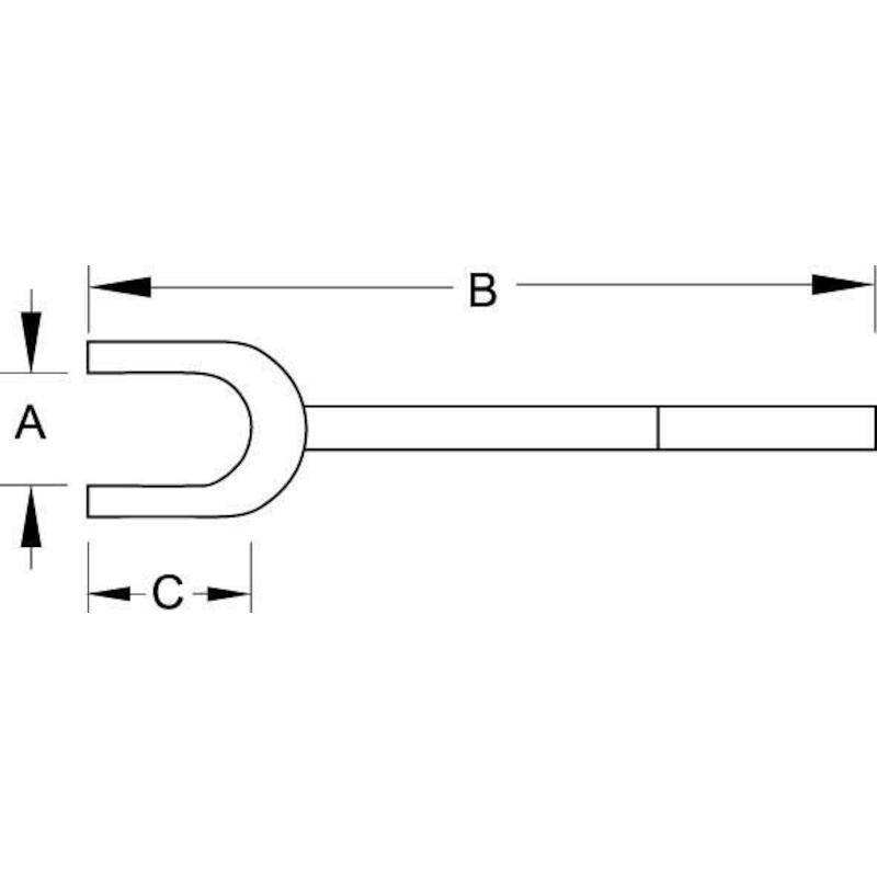 DÉCOLLEUR DE ROTULE À FRAPP.1.70/1 18X340   GEDORE