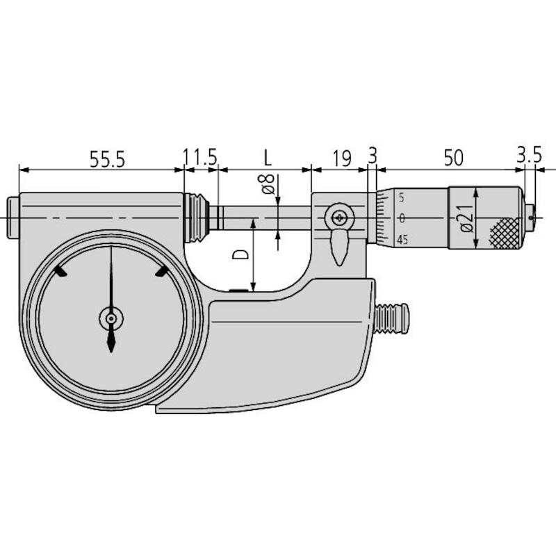MICROMÈTRE+COMPAR. 25-50MM  510-122 0,001MM MITUTO