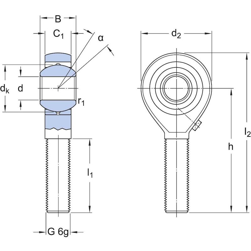 EMBOUT                      SAKAC 12 M         SKF