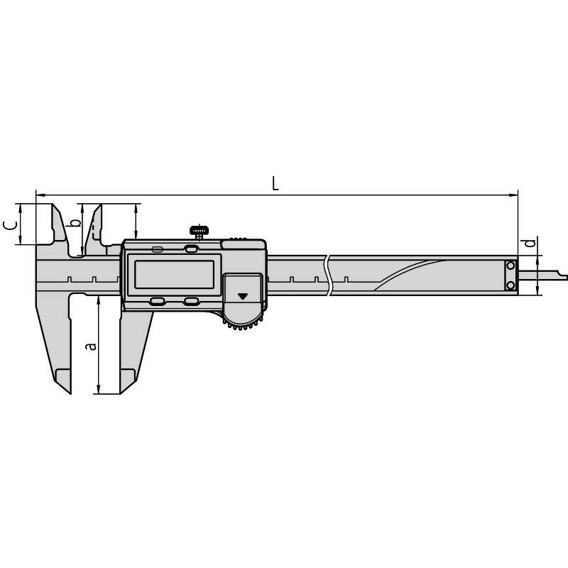 PIED A COULISSE 0-150MM DIG.500-158-30 0,02MM MITU