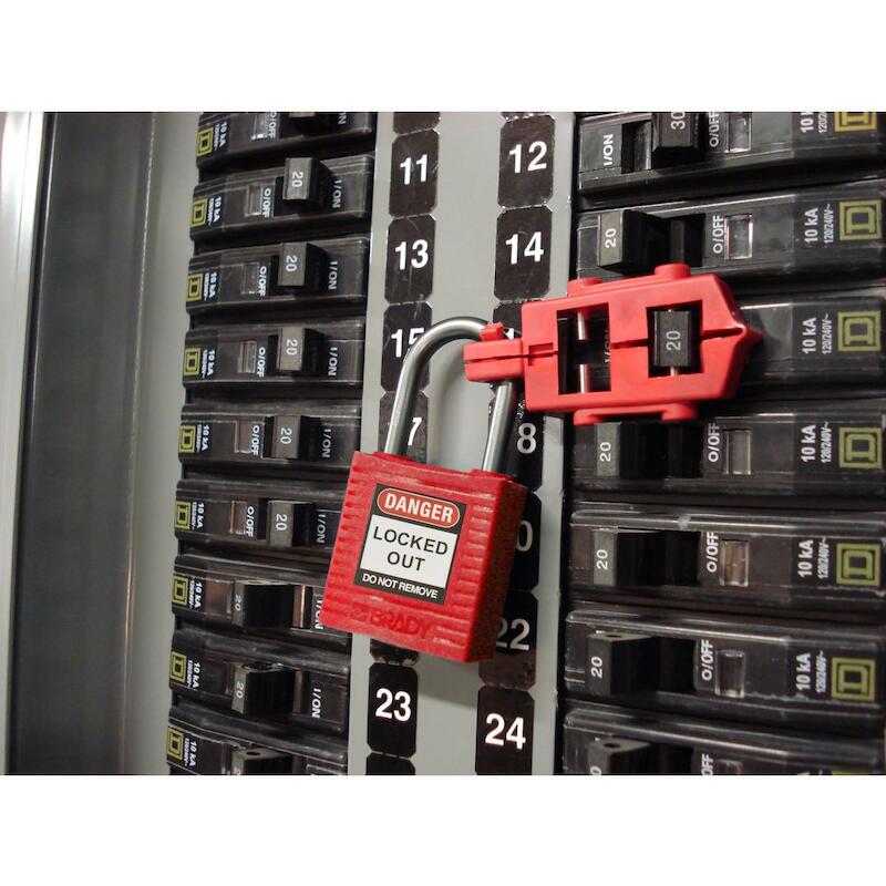 COMP SAFE PADLOCK 32MM SHA KD YEL/6    BRADY   6ST