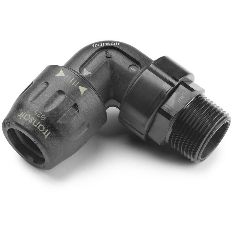 PIQ.DROIT M.90°16,5X1/2"BSPT6609 17 21    TRANSAIR