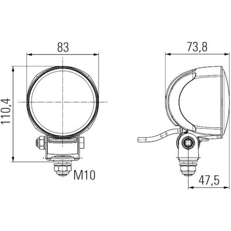 PROJECTEUR DE TRAVAIL LED   0 LED STAAND