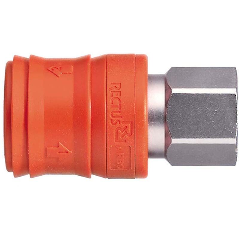 SNELKOPPELING 1/4"BSPP/V    14KEIW13MPN     RECTUS