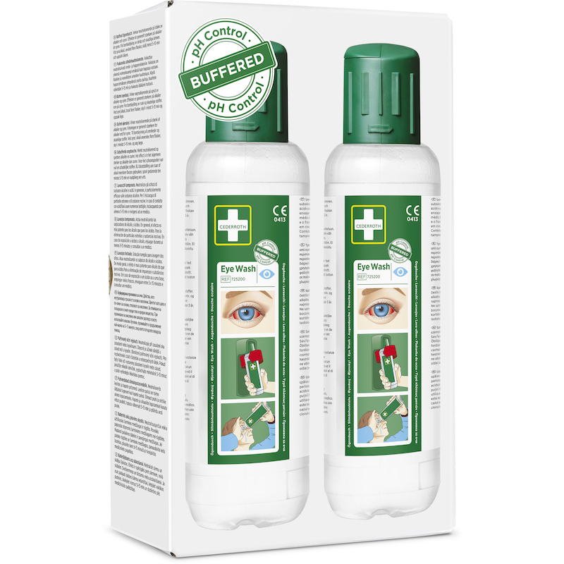 DOUCHE OCULAIRE TAMPONNÉ    725200 - 500ML   (2PC)