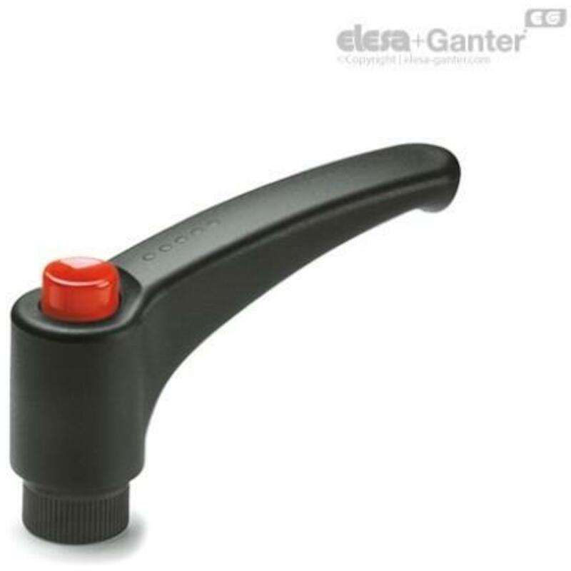 KLEMHENDEL VERSTELBAAR ZW.  ERX.44-B-M6-C1   ELESA