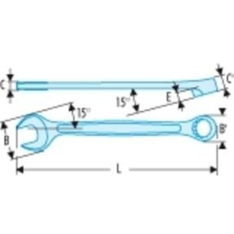 RINGSTEEKSLEUTEL 7MM        440 OGV          FACOM