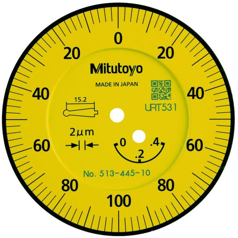 COMPAR.À PALP.0,4MM/0-100-0 513-445-10E 0,002MM