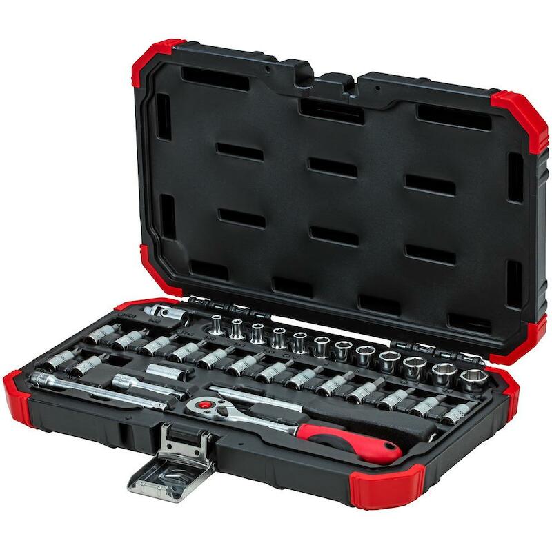 RATEL+HANDDOPPEN 1/4"       R4900 (33ST)GEDORE RED