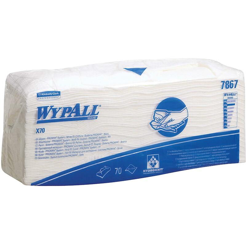 TORCHON BLANC WYPALL X70    7867 420X380  (6X70)KC