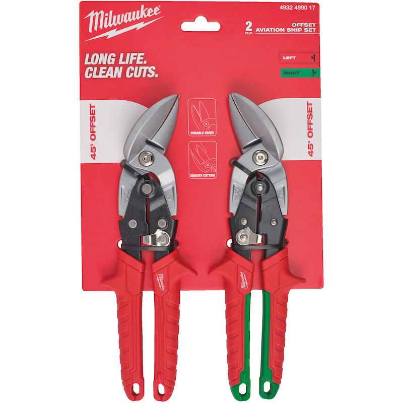 CISAILLE AVIAT.SET COURBÉ   4932499017  (2PC) MILW