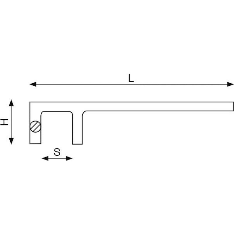 HANDWIELSLEUTEL"F" VONKVRIJ NS204 - 45X350MM BAHCO