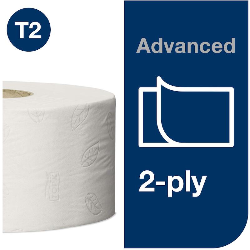 PAPIER-WC ADV.MINI-JUMBO RL.120280-850ST-2L.  TORK
