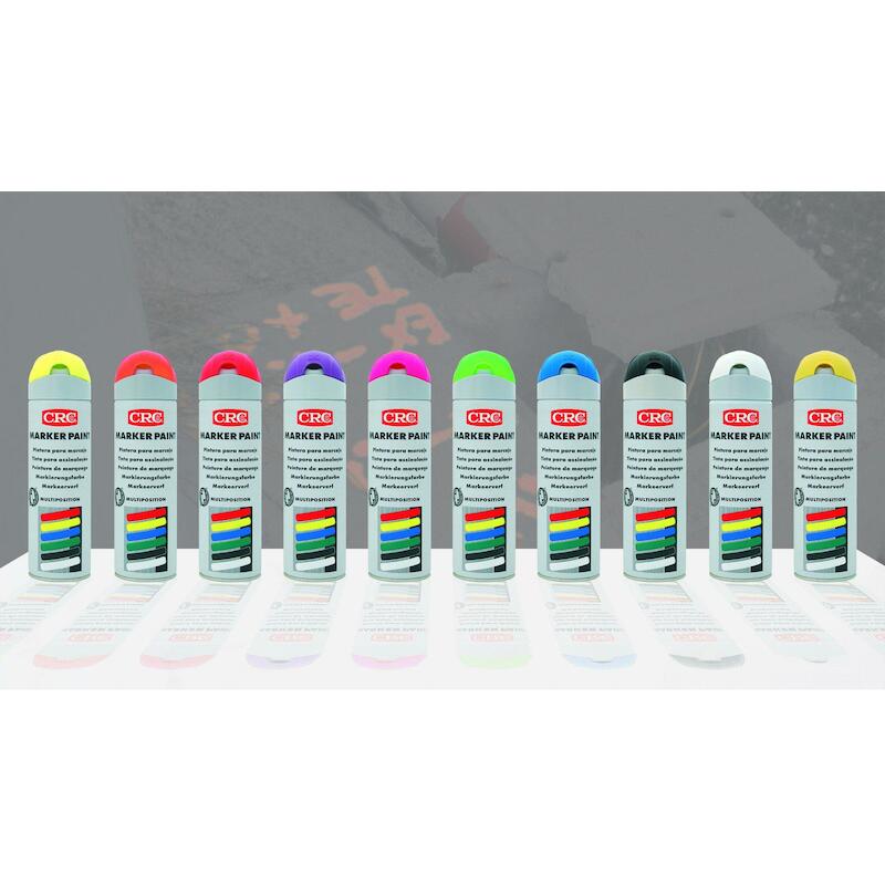 MARKEERVERF FLUO-ORA SPRAY  MARKER PAINT 500ML CRC